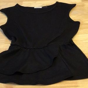 ☘️2/$10☘️Nicolette black blouse small/ medium